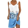 thumbnail image 2 of Fankiway Robe Camisole Élégante à Imprimé Géométrique pour Femmes, Col Rond, Robes de Plage pour Femmes, Grande Taille, Robes de Plage pour Femmes, 2 of 5
