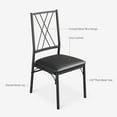 thumbnail image 4 of Bingirl Dining Table Set for 4, Kitchen Table and Chairs for 4 with Padded Seats, 5 Piece Dining Room Table Set with Roman Columns for Small Space, Home, 4 of 9