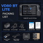 VDIAGTOOL VD80 BT Lite Bluetooth OBD2 Scanner Diagnostic Tool with ECU Cod-ing All System Bidirectional Scan Tool, 28+ Services