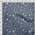 thumbnail image 4 of oneOone Cotton Silk Violet Fabric Doodle Dress Material Fabric Print Fabric By The Yard 42 Inch Wide, 4 of 4