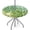 Dark Light Green, variant on Fitted Round Tablecloth with Umbrella Hole and Zipper Green Stripes Texture Outdoor Elastic Table Cloth 36"-44" Oil-Proof Waterproof Gradient Patio Table Cover for Party Outdoor