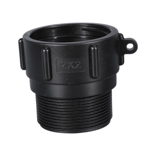 Accesorios de contenedor IBC para conexión de manguera de jardín, adaptador de manguera IBC resistente. 60mm