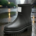 thumbnail image 6 of KANG Stylish Women's Mid Calf Rain Shoes Thick Sole Durable Short Ankle Boots For Everyday And Outdoor Activities, 6 of 6