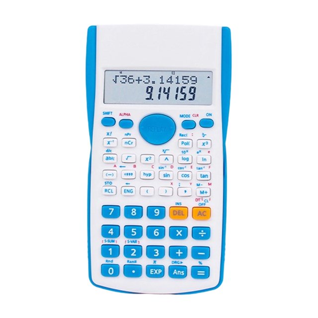 CNKOO Engineering Scientific Calculator Display Function LCD Math Calculator Ideal Non Graphing Scientific with Cover for School Classroom Office Business
