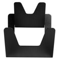 thumbnail image 2 of Soporte para tapa de olla sin perforaciones de acero inoxidable, estantes de secado, accesorios de organizador de cocina, color negro, 2 of 14