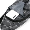 thumbnail image 4 of Bandolera cruzada en el pecho y hombro, bolsa de bolsillo personal, bolsas de viaje antirrobo, mochila para hombres y mujeres, resistente al agua, 4 of 6