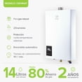 thumbnail image 3 of Boiler de Paso 2 Regaderas Temperatura Autorregulable AVERA  CM14NAT Calentador de Paso Uso Exclusivo Gas Natural, 3 of 10