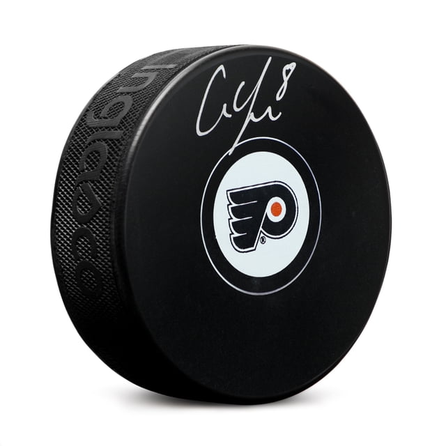 Cam York Rondelle de Hockey des Philadelphia Flyers Autographiée