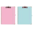 thumbnail image 1 of 2PCS Clipboard Folder with Refillable Notepad for Letter Size (11x 8.5Inch), Versatile Clipfolio for School Office, 1 of 5