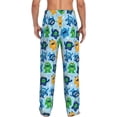 thumbnail image 3 of Balery Cartoon Monster print Men's Pajama Pants,Ultra Lightweight Pjs,Lounge Pant-Medium, 3 of 9