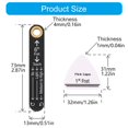 thumbnail image 5 of Guitar String Action Measuring Ruler Guitar String Height Tool for Musicians and Repair Technicians Seeking Precisions, 5 of 11