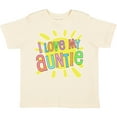 thumbnail image 3 of Inktastic I Love My Auntie- Sun and Rainbow Letters Boys or Girls Toddler T-Shirt, 3 of 5