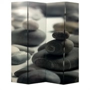 4 Panel "Calming Stones" Room Divider