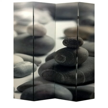 4 Panel "Calming Stones" Room Divider