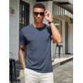 thumbnail image 2 of COOFANDY Men's T Shirts Short Sleeve Soft Crew Neck Lightweight Tee Shirts Casual Summer Basic Tops, 2 of 6