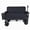 Black, variant on 3-in-1 Folding Wagon Cart with Bench Seat & Rear Folding Tabletop, Heavy Duty Utility Wagon with All-Terrain Wheels, Collapsible for Camping Beach Sports Garden Groceries （Dark Blue）
