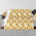 thumbnail image 1 of Fotbe Rabbit Hunger Manta de Franela con Estampado, Manta Ultrasuave para Cama, Sofá, Auto, Hipoalergénica y Antibolitas-40"x30", 1 of 6
