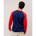 thumbnail image 3 of Men's Casual Classic Raglan Basic Soft Cotton 3/4 Long Sleeve Sports Baseball Jerseys T Shirts, 3 of 7
