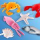 thumbnail image 2 of 15-35cm Simulation Seafood Series Plush Crab Lobster Creative Toys Pillow Children Stuffed Sea Animal Doll, 2 of 5