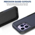 thumbnail image 2 of iPhone 14 Pro Max Case, Allytech Military Grade Protective Anit-Scratch Shockproof Drop Proof Bumper Defender Back Cover Case for Apple iPhone 14 Pro Max 6.7" - Darkblue, 2 of 5