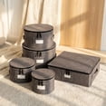 thumbnail image 6 of Quilted Dish Moving Boxes with Dividers, 5-Piece Set for Packing Plates, Wine Glasses & Fine China, Padded Storage Containers for Secure Moving & Organization, 6 of 6