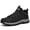 Black, variant on LASUDRAA Mens Durable Hiking Boots Breathable Non-Slip Mountain Trekking Footwear