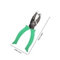 thumbnail image 2 of LOLIPPYY 2-Inch Heart Shape Hole Puncher for Crafts and Projects, Green Stainless Steel and Plastic, Perfect for Home Use, 2 of 6