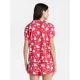 thumbnail image 3 of Hello Kitty Women's Valentine's Day Shorty Pajama Set, 2-Piece, Sizes XS-3X, 3 of 5