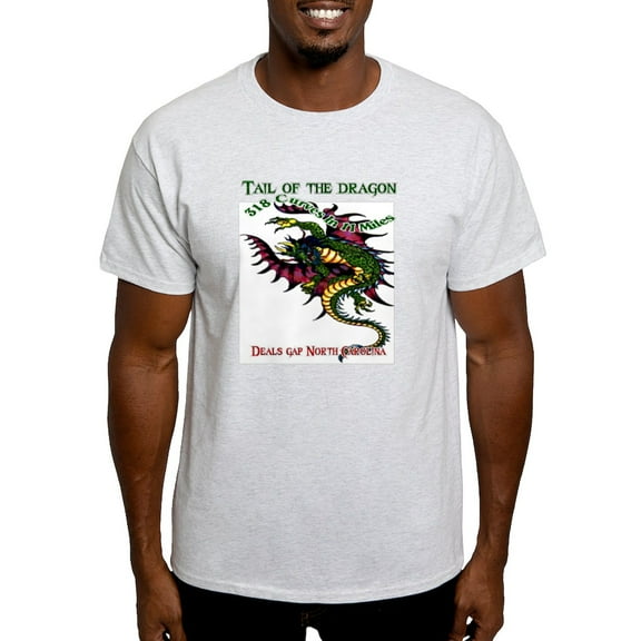 CafePress - Tail Of The Dragon Light T Shirt - Men's Classic Graphic T-Shirt