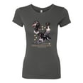 thumbnail image 2 of If It's Not a German Shorthair Pointer It's Just a Dog Gift | Womens Dog Lover Slim Fit Junior Tee, Dark Grey, Medium, 2 of 3