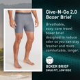 thumbnail image 2 of Calzoncillos bóxer ExOfficio Give-N-Go 2.0 de Underwear para hombre, paquete de 2, 2 of 5