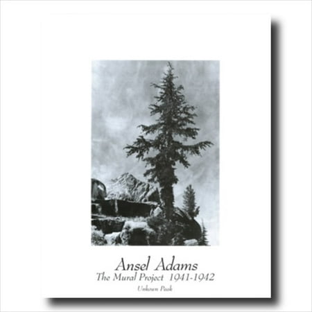 Ansel Adams B/W Photo Peak Wall Picture Art Print