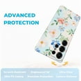 thumbnail image 3 of SKLYDDI Funda para Galaxy S25 Ultra Diseño Floral Azul y Blanco, 3 of 7