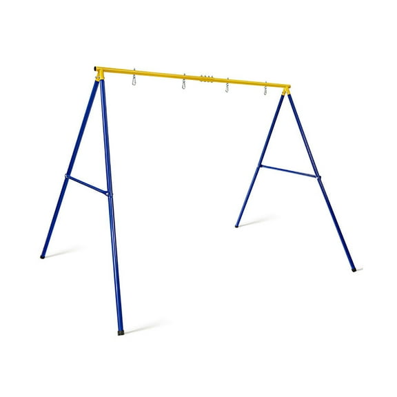 Yardi Yard 660 LBS Extra-Large A-Shaped Swing Stand with Anti-Slip Footpads (Without Seat)-Yellow