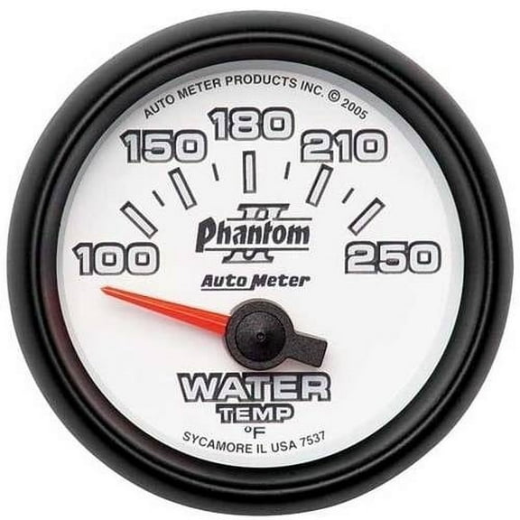 AUTO METER 7537 2-1/16IN WATER TEMP, 100- 250F, SSE