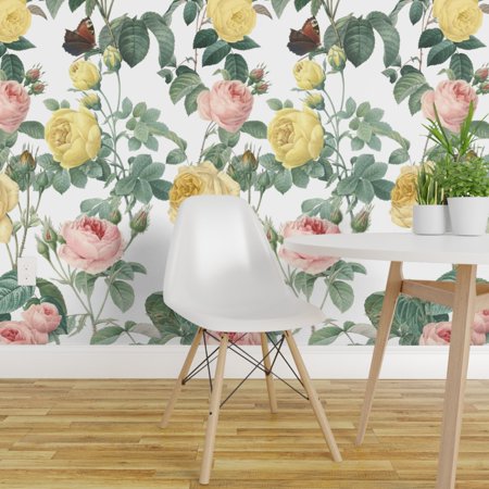 Wallpaper Roll Floral Spring Flowers Victorian English Cottage