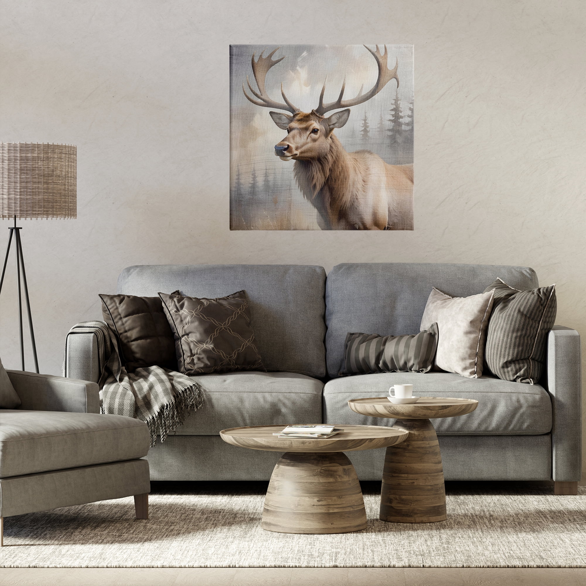 Stupell Industries Graceful Forest Stag Canvas Wall Art, design by Susan Arnot