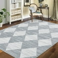 thumbnail image 3 of Garvee 10'x13' Geometric Area Rug, Washable Rug Low Pile Print Indoor Area Rug for Living Room Bedroom Dining Room,Modern Non-Slip Carpet,Gray, 3 of 9