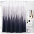 thumbnail image 5 of Forest Shower Curtains, Nature Misty Mountain Tree Shower Curtain Set, Rustic Forest Green Shower Curtains for Bathroom, Waterproof Fabric with 12 Hooks, 72 x 72 Inches, 5 of 6