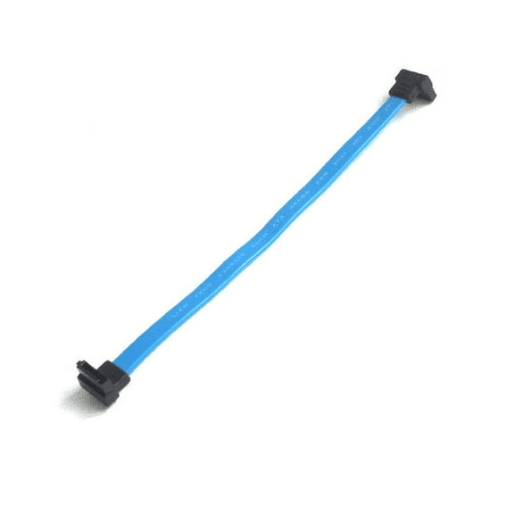 SATA 7 Pin Female to Female Cable 8 Inch 2 X 90 Degree Angle