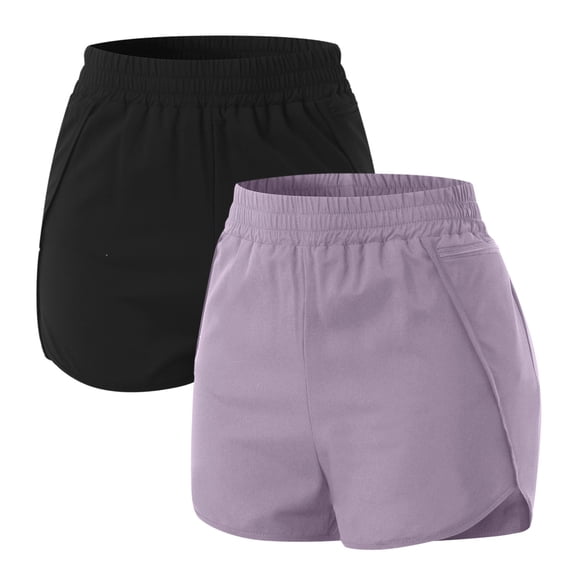 Sngxgn Active Women's Cotton Blend Yoga and Running Short(Multicolor,L)