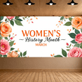 thumbnail image 5 of Women's History Month Colorful Celebration Banner Event Decor Backdrop Outdoor Indoor Party Supplies Photography Props Decorations Display, 5 of 8
