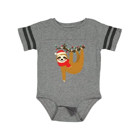

Inktastic Christmas Sloth Gift Baby Boy or Baby Girl Bodysuit