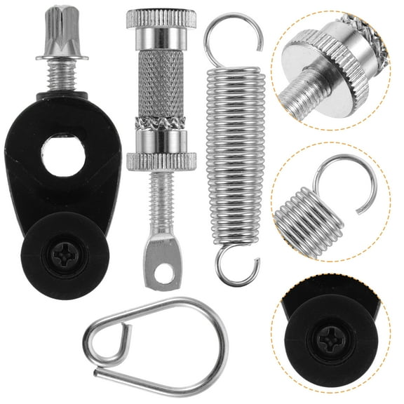 Sprung Bass Drum Pedal Foot Replacement Part Double Pedals Kit Accessories Tension Spring Cam Tensioner Metal