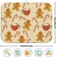 thumbnail image 7 of Christmas Drying Mat for Kitchen Counter 18" X 24" Gingerbread Dish Drying Mat for Kitchen Decor Xmas Drying Mats For Home Counter Drying Mats For Dishes Dish Mat Drying Mat, 7 of 7