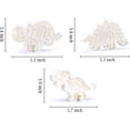 thumbnail image 3 of Juego de cortadores de galletas de dinosaurio jurásico y estampadores de esqueleto T-Rex Stegosaurus Triceratops Fossil (paquete de 6), 3 of 5