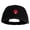 Black, variant on Small Ladybug Insect Embroidered Iron on Patched 6 Panel Washed Low Profile Dad Hat - Pink OSFM