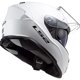 thumbnail image 5 of Casco integral para motocicleta LS2 Assault, blanco brillante, 2XL, 5 of 7