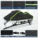 thumbnail image 3 of Funda para Jet Ski Apta para 96"-102" (1 Asiento), Funda PWC Impermeable Antiv UV de 300D Oxford, Apta para Yamaha, SeaDoo, Kawasaki con 2 Ventilaciones y 10 Correas Negra, 3 of 7