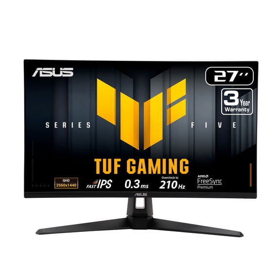TUF GAMING VG27AQ5AZ, 27" QHD (2560x1440), 210Hz(OC), Gaming AI